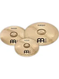 Meinl Classics Custom Set,  Brilliant, 14&#034; HH, 16&#034; C, 20&#034; R, + Free 18&#034; Crash