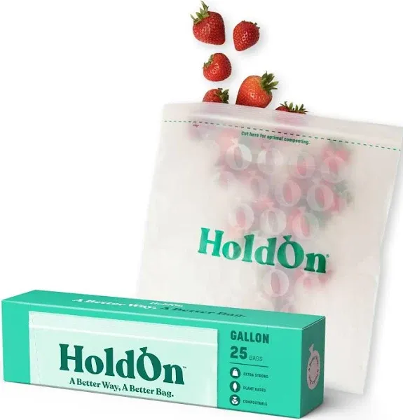 HoldOn Compostable Zipseal Bags