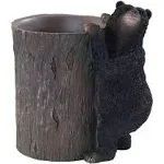 Avanti Linens - Tumbler, Countertop Organizer, Animal Inspired Home Decor (Black Bear Lodge Collection)