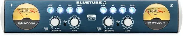 Presonus BlueTube DP v2 2-Channel Mic/Instrument Tube Preamp