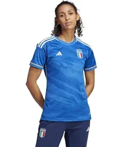 Adidas Italy Jersey Team 2023 Home Womens Soccer Futbol Shirt HT1613 Sz Medium