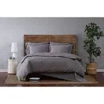 Cannon Solid Percale Grey 2 Piece Twin Duvet Set