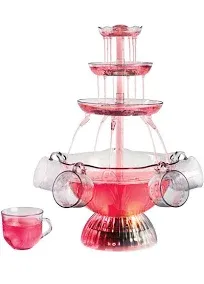 Nostalgia Vintage Collection Lighted Party Fountain LPF1501PK