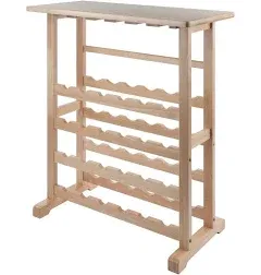 Winsome Vinny Wood 24 Bottle Wine Rack