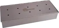 Stainless Steel Smoker Box For BBQ Wood Chips Grilling New Cave Tools