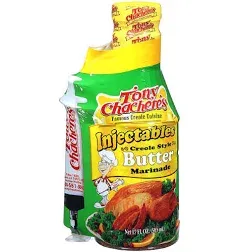 Tony Chachere&#039;s Injectable Creole Style Butter Marinade, 17 Fl Oz., (Pack of 2)