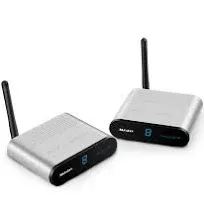 Wireless av Transmitter and Receiver measy AV530 TV Transmitter and Receiver up to 300m/1000ft to Camera,Monitor,TV - Silver, RCA Extender