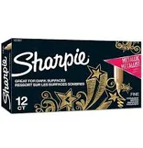 Sharpie Metallic Fine Point Permanent Markers