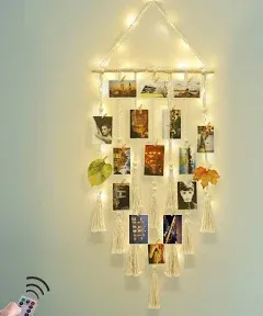 Homecor Hanging Photo Display Wall Decor