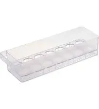 Yamazaki Home Refrigerator Organizer Bin Eggs