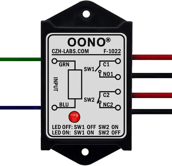 DPST 1NO 1NC 8Amp Power Relay Module, AC/DC 5V Control Voltage