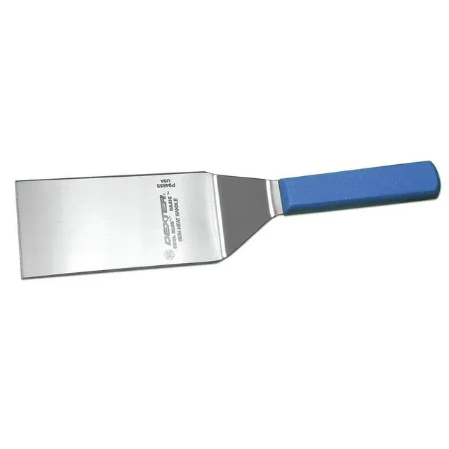 Dexter Russell Stainless Steel Solid Turner with Handle - 6x3 in