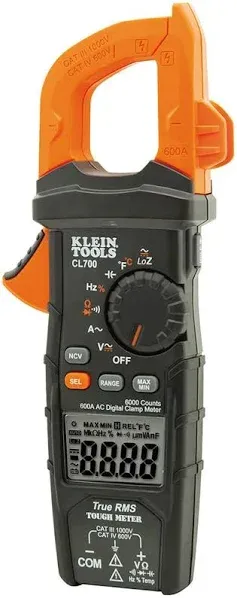 KLEIN Tools CL700 600A AC Auto Ranging Digital Clamp Meter (AA) (E10029826)