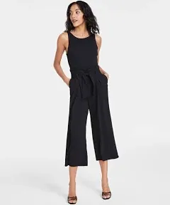 Conjunto De Pantalon Sin Mangas Para Mujer Mono Mameluco Con Lazo Talla PL