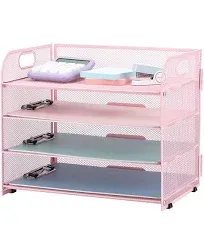 NCXTKJ 4-Tier Desk Organizer Tray