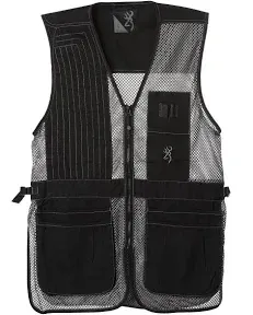 Browning - BG Mesh Shooting Vest R-HAND - Women's Large BLACK/NEOMINT