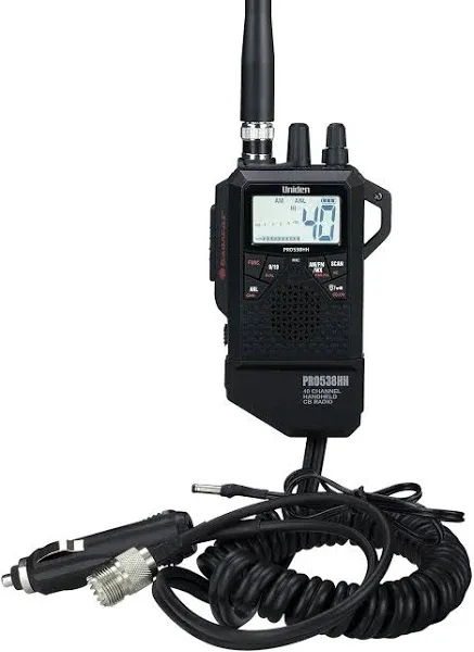 Uniden PRO538HHFM Handheld CB Radio with AM/FM