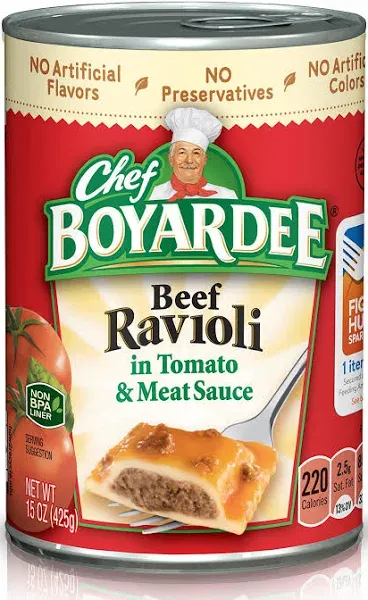 Chef Boyardee Beef Ravioli