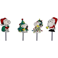 Christmas Yard Art Peanuts 2D LED Pre-Lit Flat Pathway, 12-Inch Charlie Brown