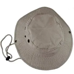 100% Cotton Stone-Washed Adjustable Bucket Safari Boonie Sun Hats