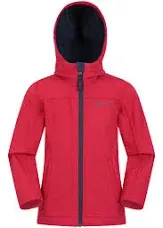 Mountain Warehouse Exodus Kids Softshell Jacket With Hood - Girls Boys Coat