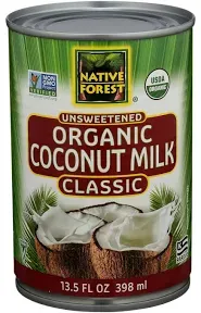 Native Forest Coconut Milk Organic 13.5 FO (Pack Of 12)