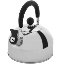 Lily's Home 2 Quart Stainless Steel Whistling Tea Kettle