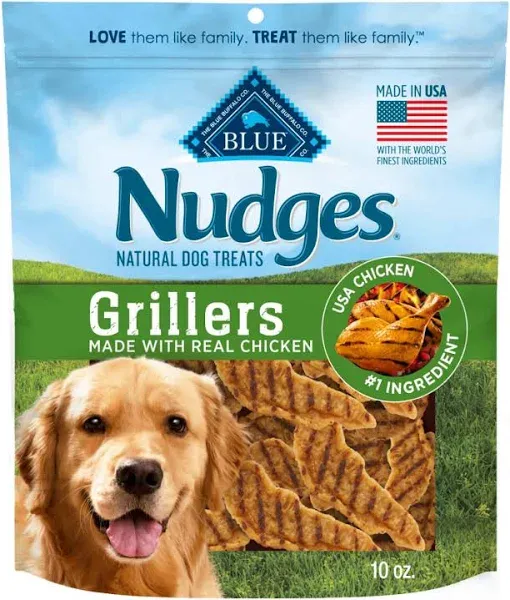 Blue Buffalo Nudges Grillers Natural Chicken Dog Treats