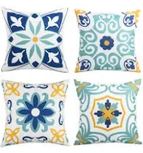 Pyonic Outdoor Waterproof Throw Pillow Covers