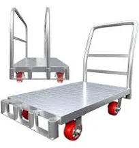 2in1 Steel Panel Truck Cart, Heavy Duty Drywall Cart, Platform Trucks with 2000