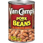 Pork and Beans, Canned Beans, 15 Oz