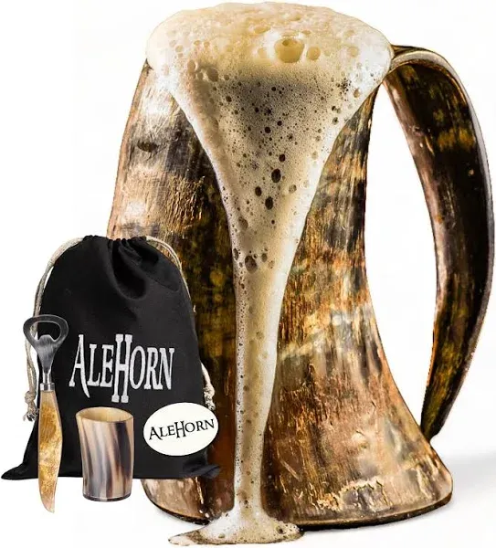 AleHorn Viking Horn Mug