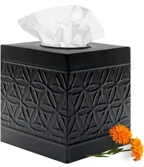 Autumn Alley Tissue Box Cover Square Bathroom Accessories