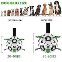 Canmilar Dog Toys Soccer Ball