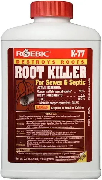 Roebic K-77 Root Killer