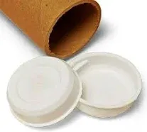 Plastic Tube End Caps for Cardboard Tubes 2 1/2 | Diameter - 2 1/2\