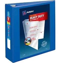 Avery 3" Heavy-Duty View Binder with Locking One Touch EZD Rings