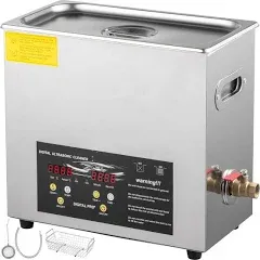 VEVOR 6L Upgraded Ultrasonic Cleaner - Professional Digital Lab Parts Cleaner fo