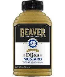 Beaver Dijon Mustard with Wine 12.5 Ounce (6 per Case)