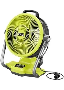 Ryobi One+ Hybrid 18V  12&#034; Misting Air Cannon - Battery or Corded (Fan Only)