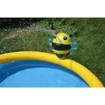 JLeisure 5' x 16.5" Bee Spray Inflatable Outdoor Above Ground Kid Swimming Pool