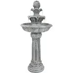 Sunnydaze Ornate Elegance Outdoor Solar Fountain