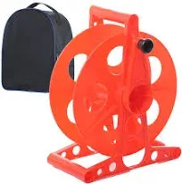 Homeon Wheels Cord Storage Reel with Handle Driven Easy to Use with Carrying Bag