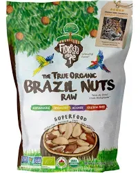 Jumbo Size - The True Organic Premium Brazil Nuts (15oz) Raw & Unsalted | Kosher | Non-Gmo | Certified Organic | Fresh | Vegan | Gluten Free | Keto and Paleo Friendly | Sustainably Harvested