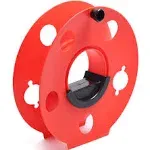 Cord Storage Reel With Center Spin Handle Easy To Use 100feet Red