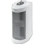 Holmes True HEPA Allergen Remover Mini Tower Air Purifier with Optional Ionizer | Small Space Air Purifier, White (HAP706-NU-1)