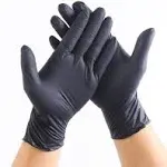 Black Nitrile Gloves 4 mil, Large (1000/Case)