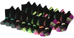 Saucony Women's RunDry Performance Heel Tab Athletic Socks, Available in S-L (8, 16, 24 Pairs)