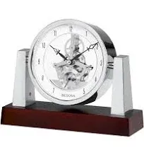 Bulova B7520 Largo Clock, Dark Mahogany Finish 