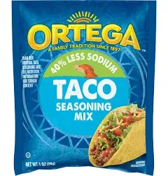 Ortega 40% Less Sodium Taco Seasoning Mix